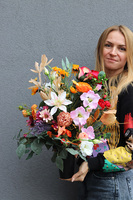 Menami, bukiet nagrobny we wkładzie