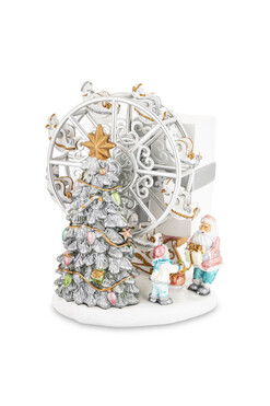 Cukierkowy Świat, świąteczna pozytywka młyn diabelski, wys.14cm