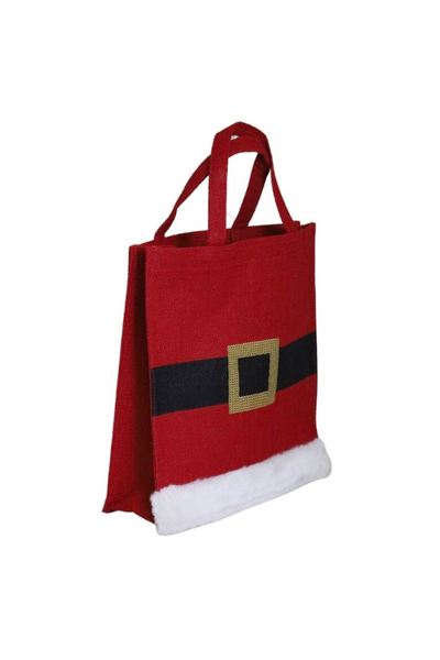 Santa, świąteczna torba juta