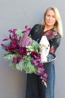 Angels Voice, dekoracja nagrobna z aniołem, wym.46x90x60cm