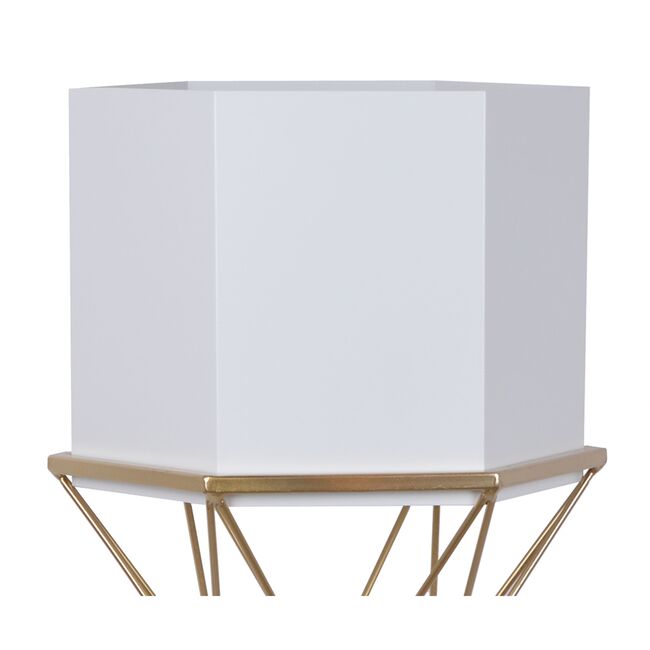 kwietnik /  metalowa osłonka, Tertre Blanc B, wys.64cm