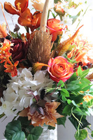 Jesienne Marzenia, kompozycja kwiatowa w wazonie