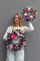 Gerista Krettera, wielkanocny wianek na drzwi