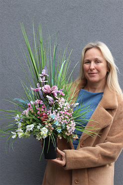 Meadow Hyre, bukiet z polnych kwiatów, dł.90cm