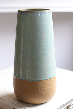 Blumelia Turkus, wazon ceramiczny, wym.28x12cm