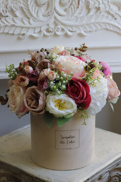 Mozalia, flowerbox welurowy, wys.30cm 