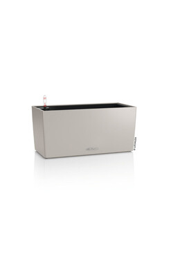 Balconera Color, plastikowa donica z nawadnianiem, piaskowy brąz, dł.40cm