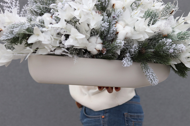 Moko Winter, elegancka kompozycja zimowa, wym.42x80cm