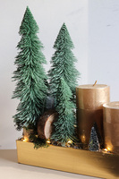 Złota Noc, świąteczny stroik na stół LED