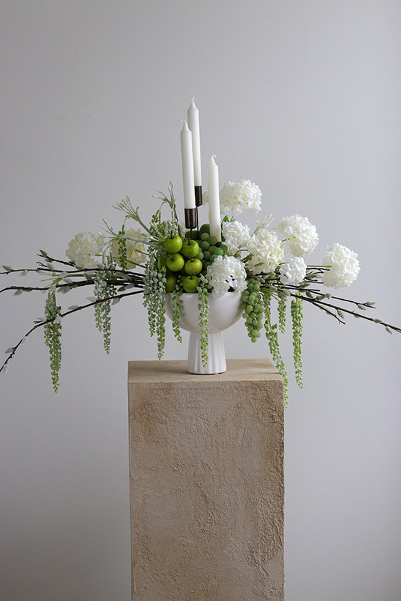 Candle Flowers, wiosenna kompozycja w pucharze