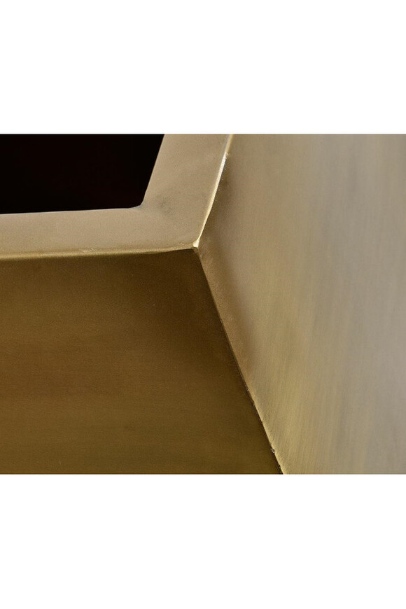 Gold Line Geometric, metalowy wazon, wym.61.5x62x80cm