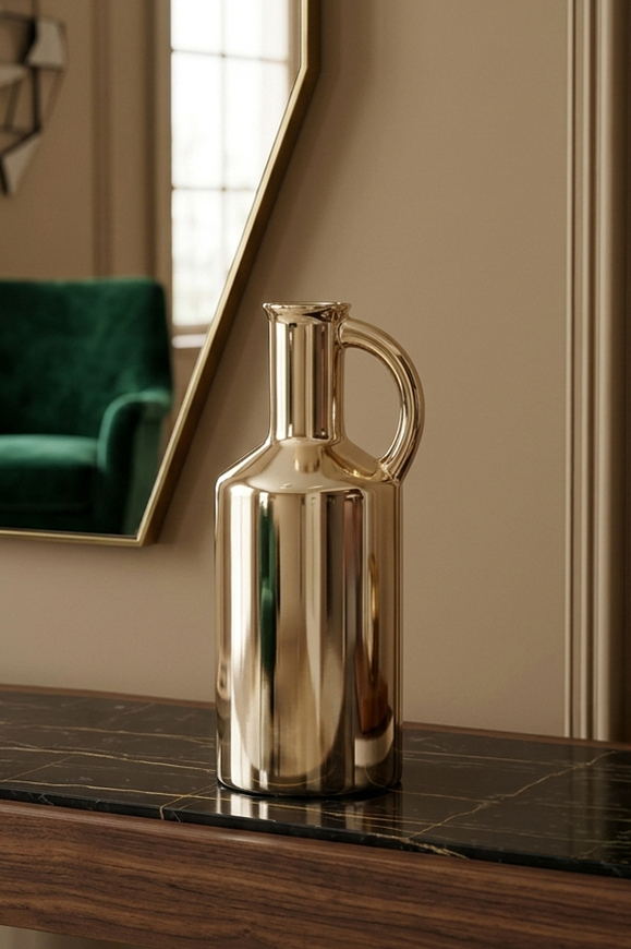 Village Glamour, wazon ceramiczny z uchem