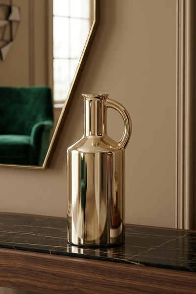 Village Glamour, wazon ceramiczny z uchem