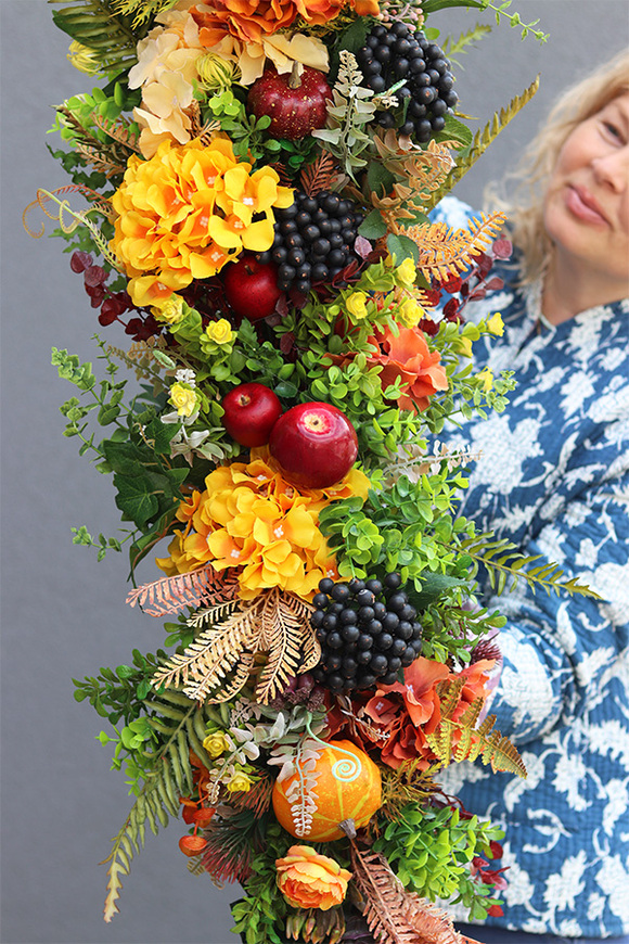 Jesienna Zagroda, barwna girlanda