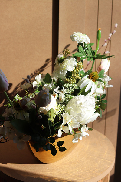 Wiosenna Biel, stroik wielkanocny z jajkiem