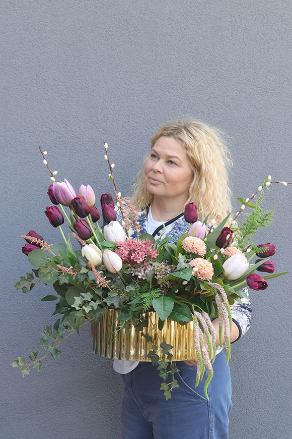 Tulippo England, komplet dekoracji nagrobnych