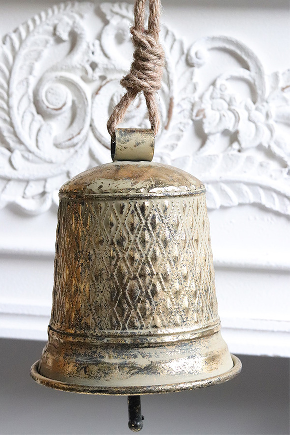 Tradition Dzwonek, metalowa świąteczna zawieszka dekoracyjna