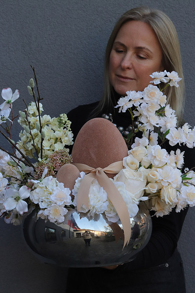 Naturalmente, stroik wielkanocny w misie