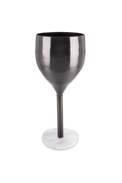 Basil, kwietnik osłonka na nodze szara, wys.69cm