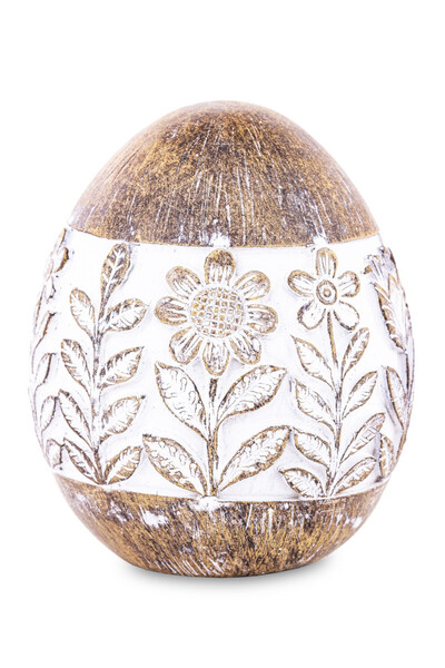 Jajko Wood E, figurka wielkanocna