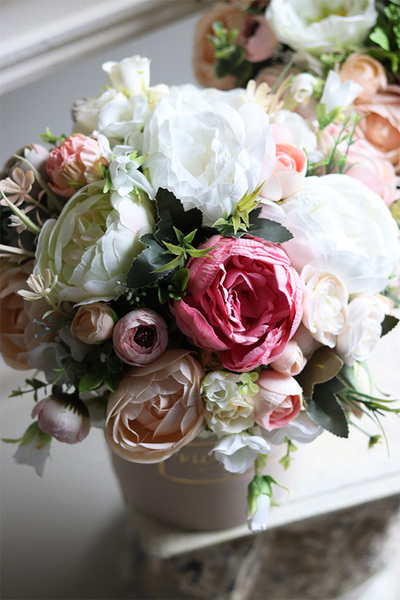 Pink Lady Velvet, flowerbox welurowy