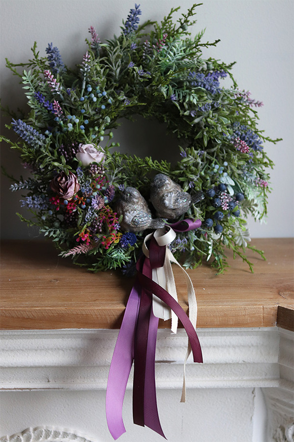 Wiosenne Ptaki, subtelny wianek na drzwi