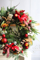 Zimowe Ferie 2, świąteczny wianek na drzwi