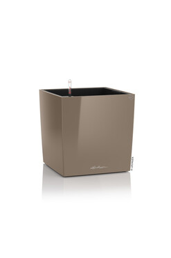 Cube Premium, doniczka z nawadnianiem, taupe, wym.40x40cm