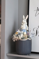 Paris, wielkanocny stroik z zającem