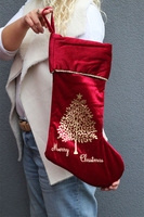 Merry Christmas, mikołajkowa skarpeta świąteczna	