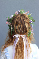 Felista, wianek na głowę z wrzosem