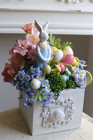 Rabbits in the Garden 2, dekoracja wielkanocna w szufladzie