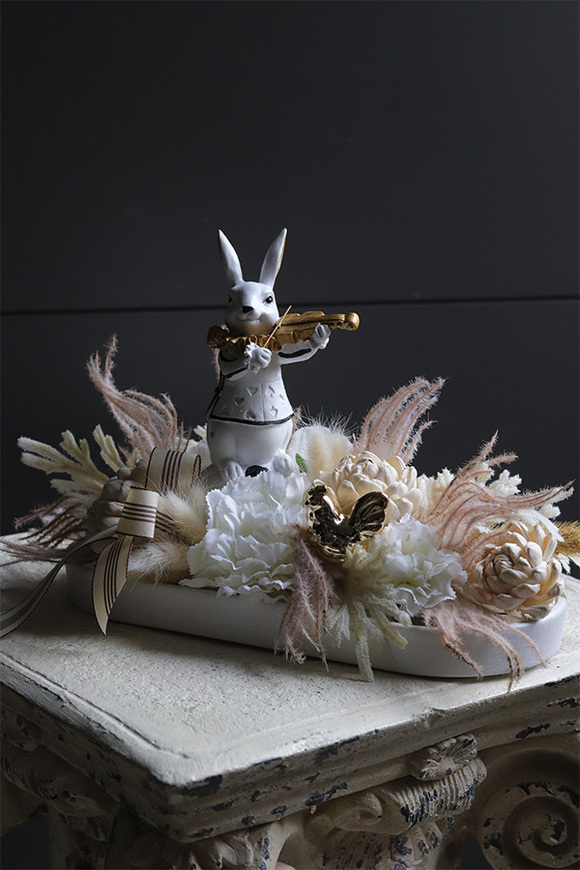 Grajek Resta, stroik wielkanocny z zajączkiem