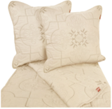 narzuta Coverlet Krem, wym.240x220cm + poszewki 2 szt.  45x45cm