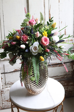 kompozycja kwiatowa, Yverra, wys.50cm