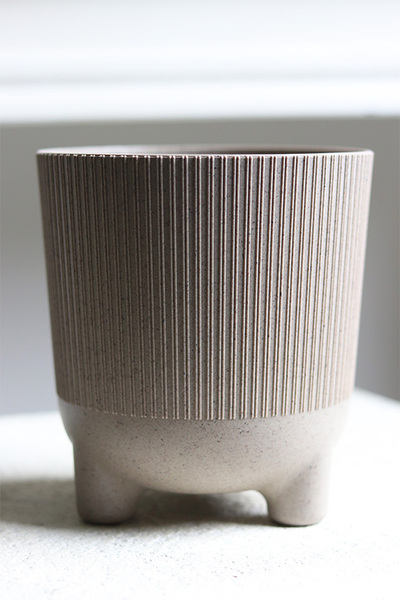 Aria Eco, osłonka doniczka, beżowa