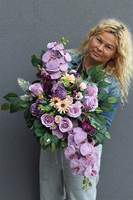 Dekoria Nettro, wiązanka nagrobna w misie