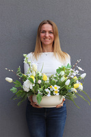 Hilltonia Lenera, kompozycja wiosenna w misie