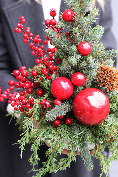 Choinka Winter Gold, realistyczna choinka świąteczna