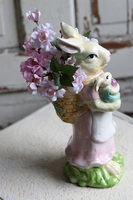 Królicza Mama, wielkanocna kompozycja z zającem, wym.32x15cm