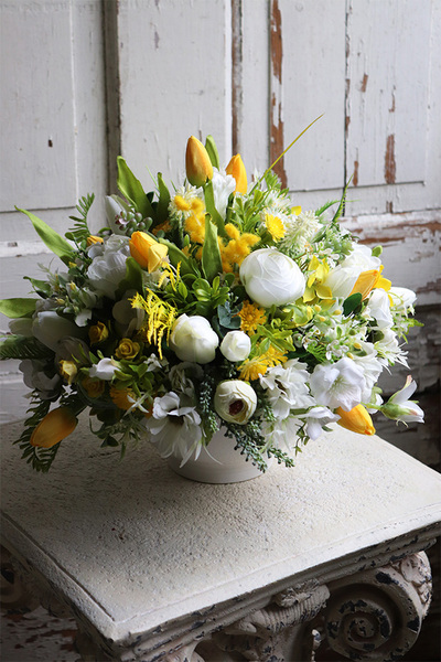 Amira Premium, wiosenna dekoracja kwiatowa, wym.28x40cm