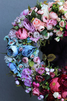 Caryca Katarzyna Dreamiosa, bogaty wianek na drzwi, śr.64cm   