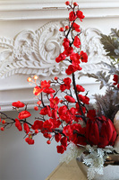 Berenika Red Glamour, kompozycja kwiatowa w naczyniu