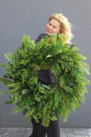 Zieleń w Domu 2, zielony wianek dekoracyjny