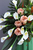 Cappuccino Kalie, kompozycja nagrobna w misie