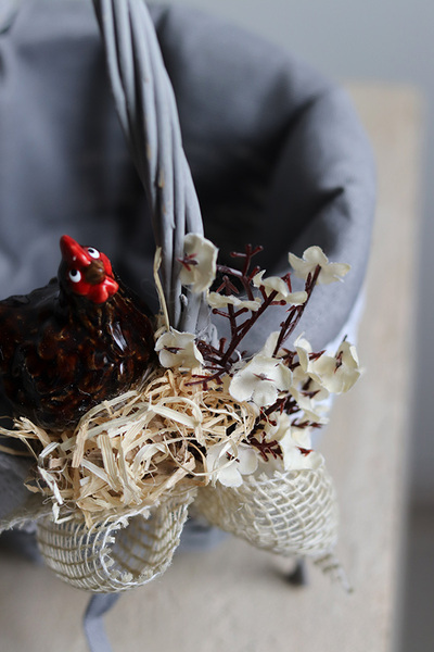 Kalisto, dekorowany koszyczek wielkanocny