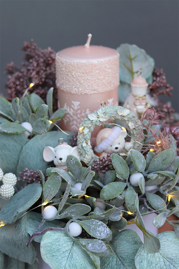 Romantyczne Święta, flowerbox świąteczny