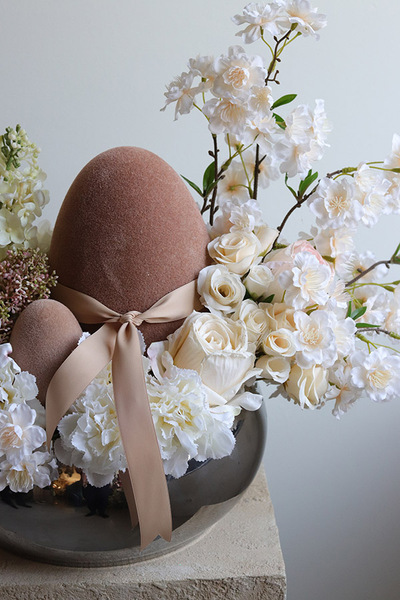 Naturalmente, stroik wielkanocny w misie