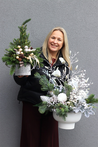 Magnolia Winter, zimowa kompozycja w osłonce