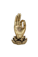 Mudra Om, figurka aluminiowa